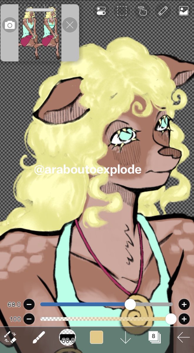 araboutoexplode's tweet photo. in this economy aku coba bikin furry tapi jujur belom jadi (iya aku ganti artstyle LAGI😭) (terakhir janji(?)✌️) https://t.co/L5L6m1i1Zx
