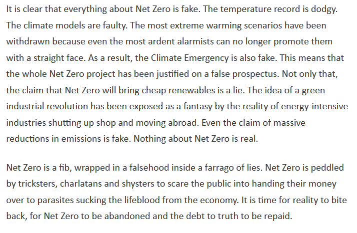 latimeralder's tweet photo. 'It is time for reality to bite back, for Net Zero to be abandoned and the debt to truth to be repaid'

'Everything About Net Zero is Fake', by @7Kiwi https://t.co/eLetPBVkeU https://t.co/NrAO2h9liN