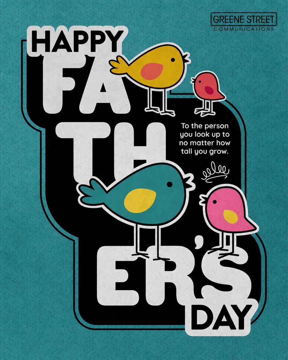 GStreetGroup's tweet photo. The people we look up to often help shape who we become.

Today, we celebrate the fathers, grandfathers, caregivers, and mentors whose guidance and support continue to make a lasting impact.

Happy Father’s Day!

#GreeneStreet #FathersDay https://t.co/73s1cGif0A