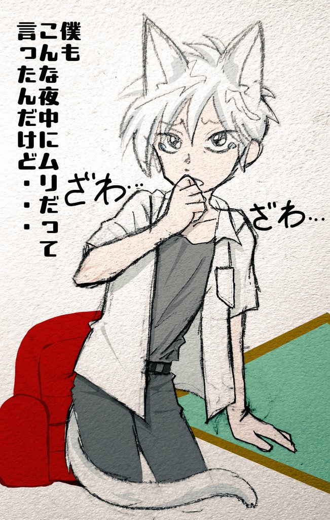 nennekoyaaa's tweet photo. 猫かぶり13らくがき https://t.co/STajQ39msk