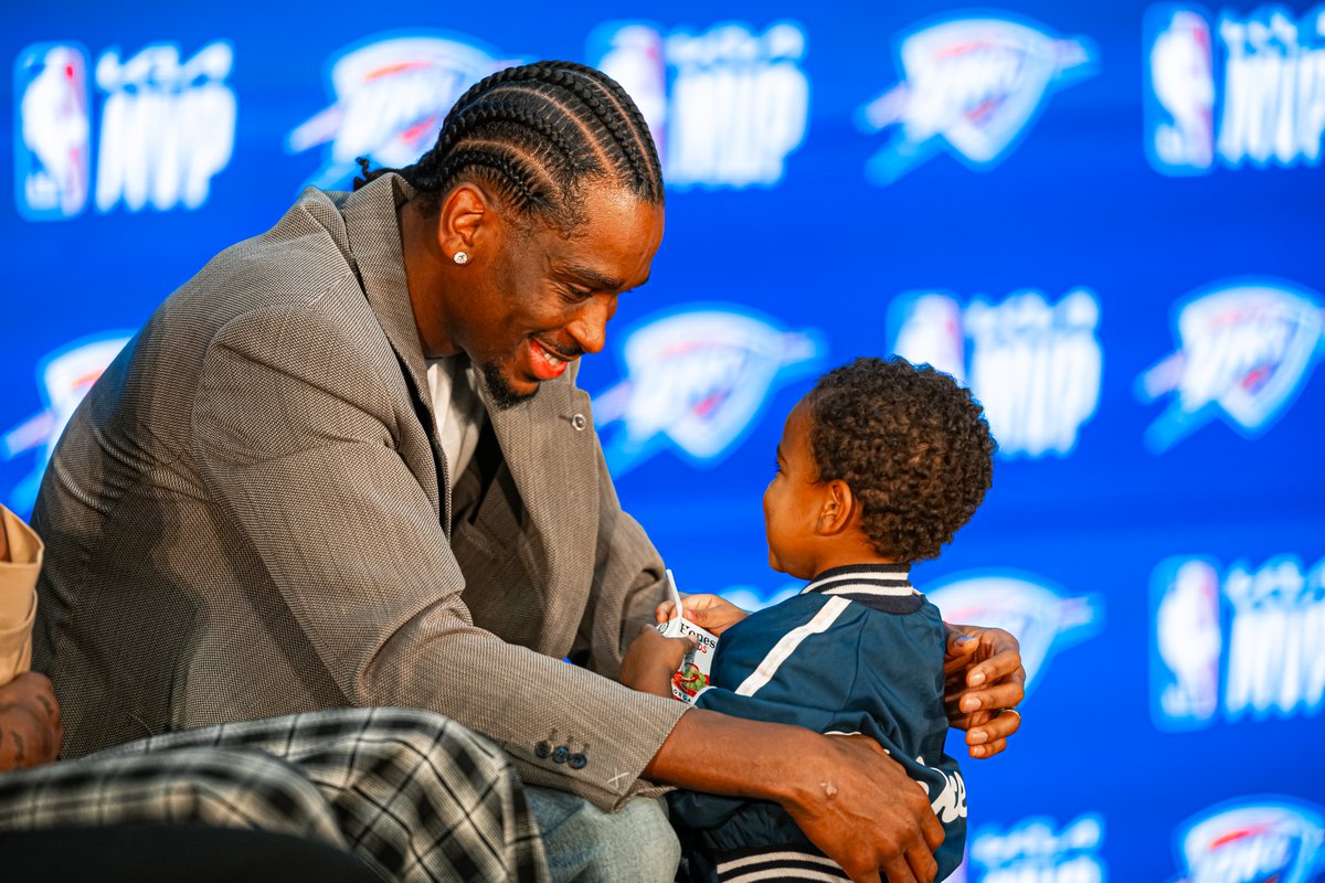 okcthunder's tweet photo. Happy Father’s Day 💙 https://t.co/VA2ENcKSDn