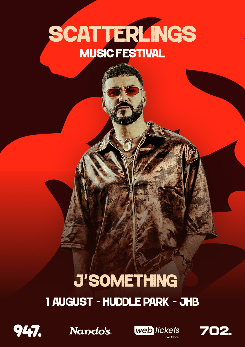 scatterlings_za's tweet photo. J’Something at Scatterlings.

Good music. Good people. That ‘where have you been all day?’ festival energy.

Tickets: https://t.co/wB8W4elll3

@947 @Radio702 @NandosSA https://t.co/ZoISKX4vng