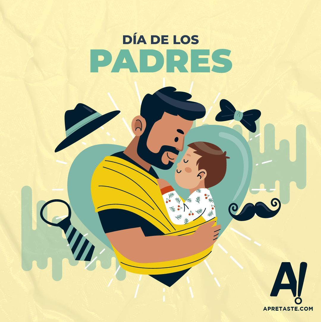 apretaste's tweet photo. Se conmemora al héroe, pilar y soporte de las familias quien soporta y apoya con amor a sus hijos y pareja. ¡Feliz día papá! https://t.co/wChyNVOqJT