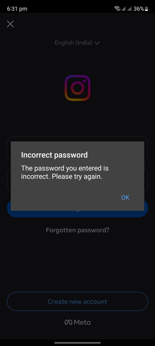 darry_papi213's tweet photo. @Instagram @Meta I can log in to my account on the web, but the Instagram app keeps showing "Wrong Password." I already reset my password and tried the correct one, but still can't log in.
Username: @maisatyamhuu
Please help.
#InstagramSupport
my mail kumarsatyam34219@gmail.com https://t.co/5zmJQf2MlG