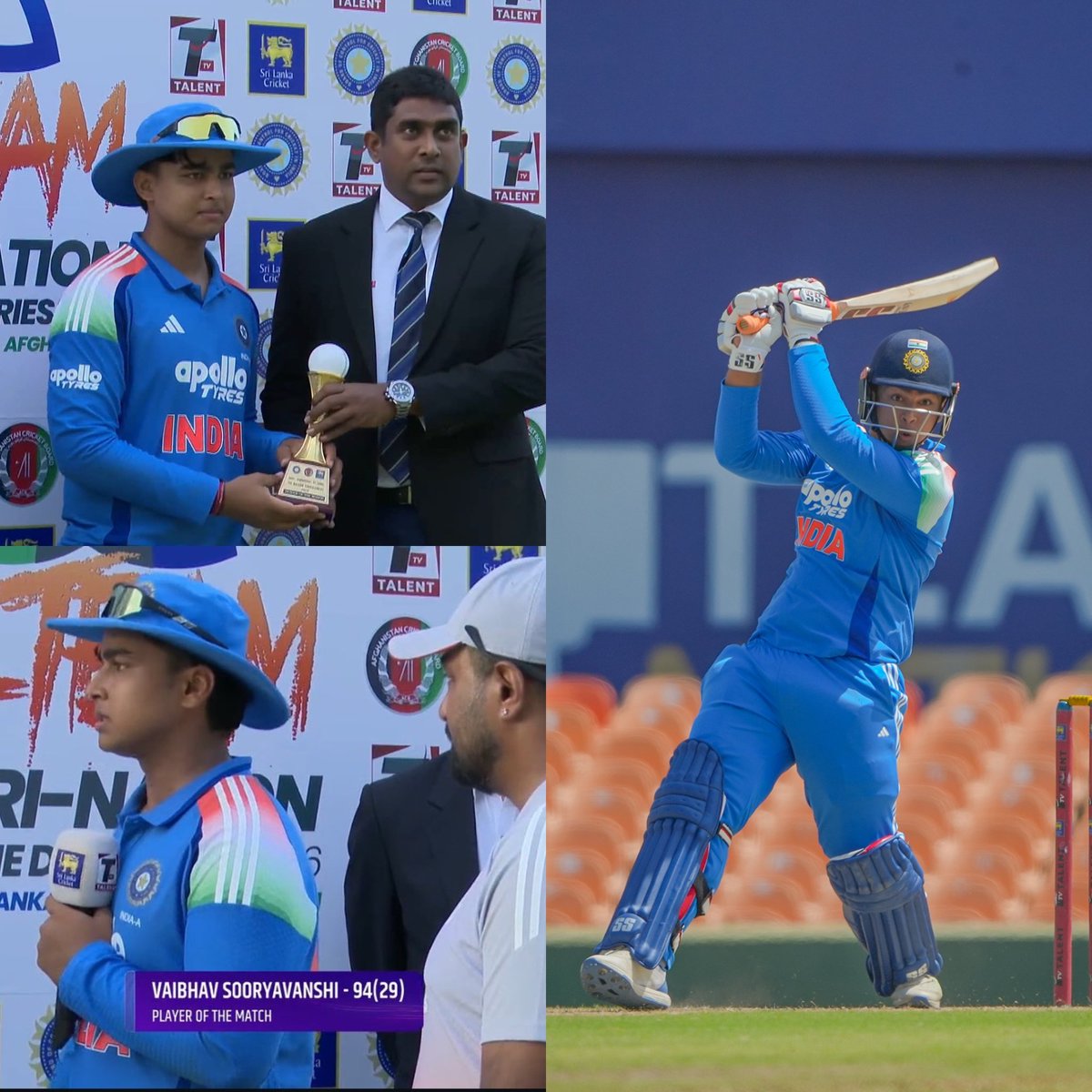 Shebas_10dulkar's tweet photo. 𝗩𝗮𝗶𝗯𝗵𝗮𝘃 𝗦𝗼𝗼𝗿𝘆𝗮𝘃𝗮𝗻𝘀𝗵𝗶 in 2026 (so far)

- Player of the Series in U19WC
- Player of the match in U19WC Final
- Most Sixes in U19WC match (15)
- Highest Score in U19WC Final (175)
- Most Sixes in U19WC Tournament (30)
- Fastest to reach 1000 IPL runs (440b)
- 1st to Score 500+ runs in an IPL powerplay
- Joint Fastest 50s in IPL Knockouts (16b)
- Player of the match in an IPL Eliminator 
- Orange Cap Winner
- Most Valuable Player Award
- Emerging Player of the Season Award
- Super Striker of the Season Award (237.3)
- Most Sixes in an IPL Season (72)
- Most runs in a Season as Uncapped Player (776)
- Most Sixes in an IPL match among Indians (12)
- Most Sixes in an IPL Powerplay match (8)
- Most Sixes in an IPL Playoff match (12)
- Fastest 50s in List A (11 balls)*
- Player of the match in Tri Series Final (v SL A)*