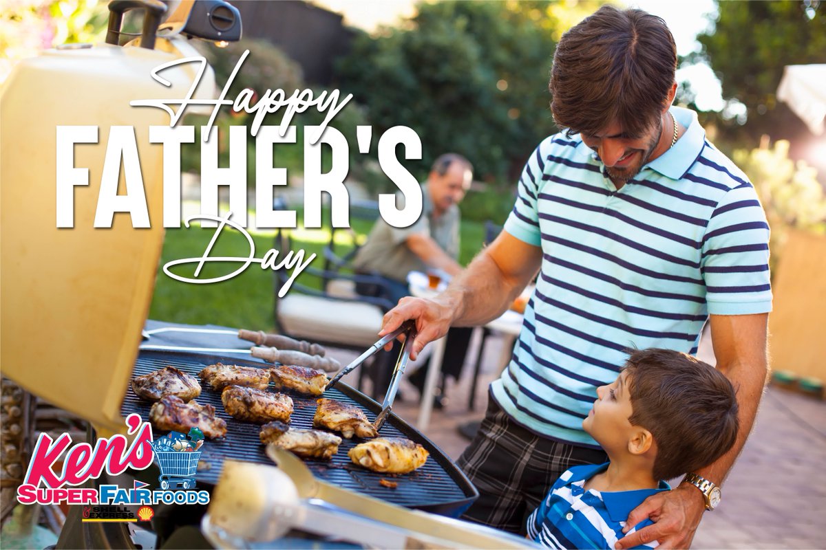 KensSuperFair's tweet photo. Wishing all the dads, grandpas, stepdads, and father figures a relaxing day filled with great food, family, and plenty of time around the grill. Happy Father's Day! 🥩🍔🌭💙 https://t.co/zCf9H39frD