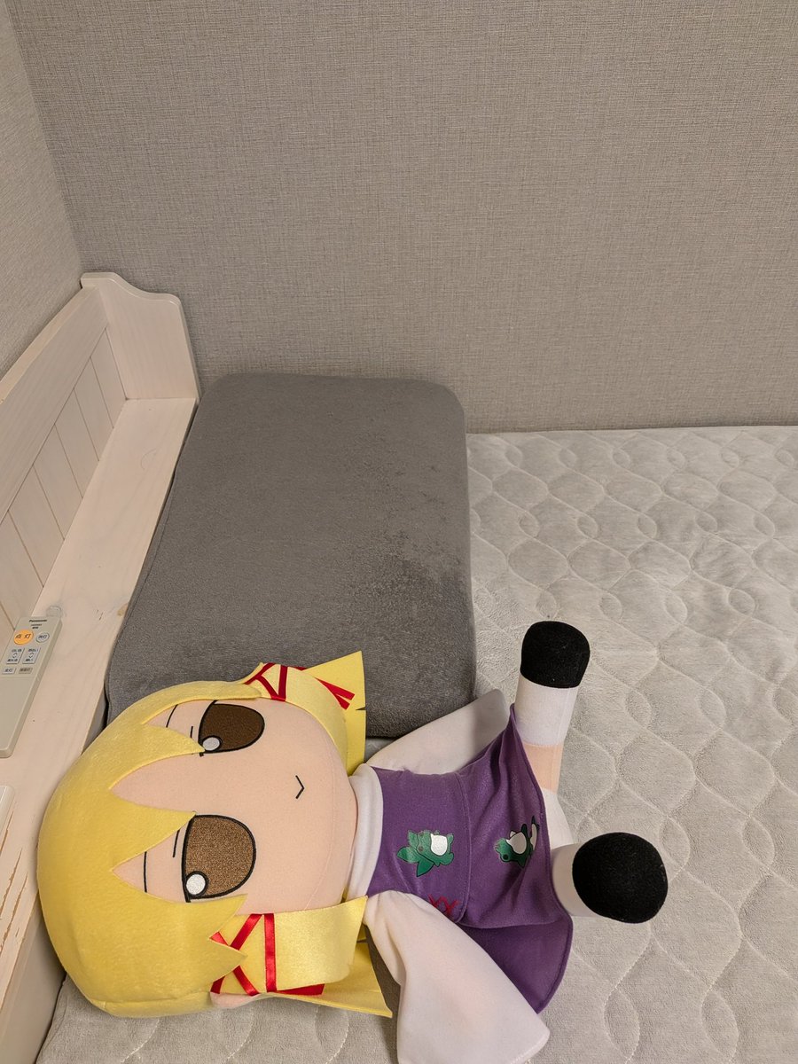 Tohaichann's tweet photo. 安心なさいまし
デカいぬいぐるみはあなたの心を癒してくれます
現に私もこうしてデカいぬいぐるみと一緒に寝ています
幸せです https://t.co/P3XXhG5dta