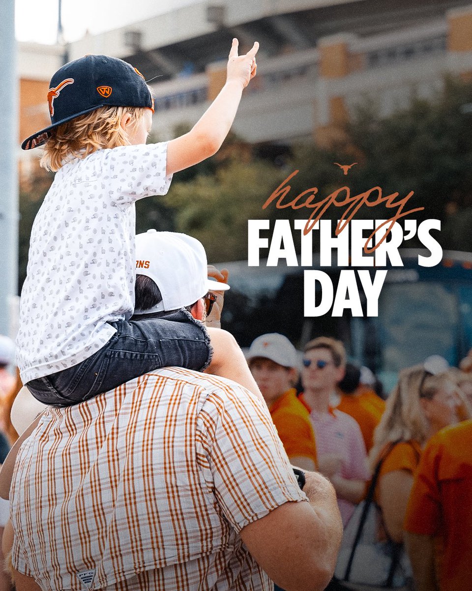 TexasLonghorns's tweet photo. to the first coaches, Happy Father’s Day 🤘

#HookEm https://t.co/3yjRgU8SbJ