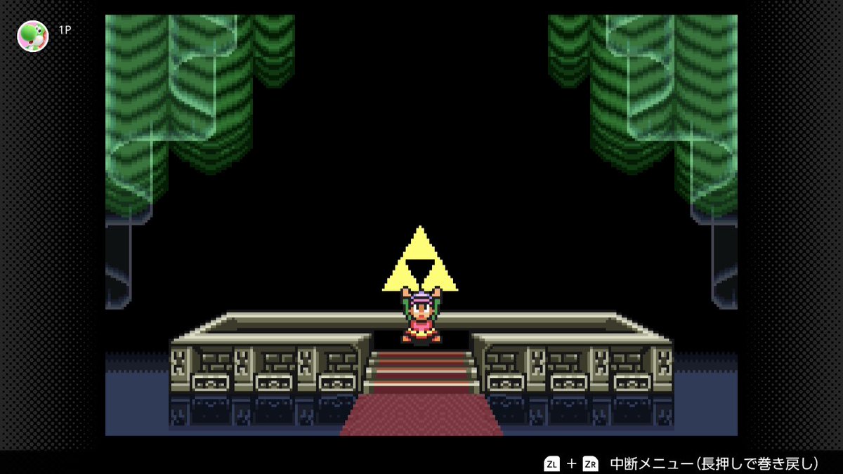 ep_qp89's tweet photo. 神々のトライフォースGBA クリア！！

ダンジョンのボリュームや絶妙な難易度の謎解き、光と闇のそれぞれの濃密なマップによる探索範囲を広げる楽しさ。
「えっ、これが1991年のゲームなんですか…？？」というクオリティの高さ…😟

難易度はかなり高めですが非常に面白かったです！ https://t.co/OSVhQ6XHGy