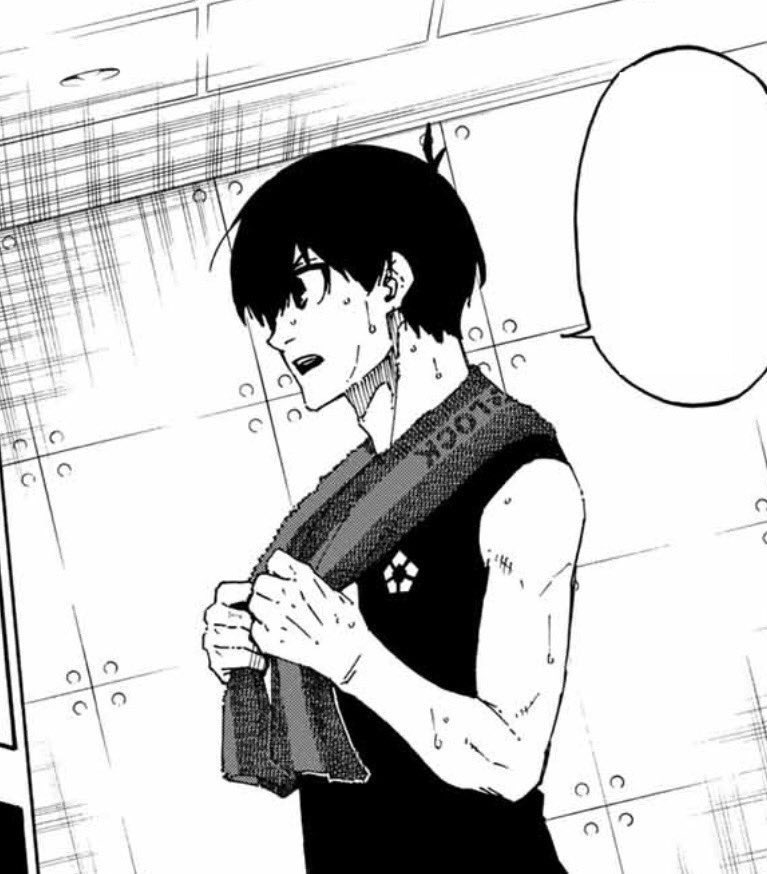 ryurinotyuri's tweet photo. sleeveless isagi really is one of a kind https://t.co/o3hidNvFGv