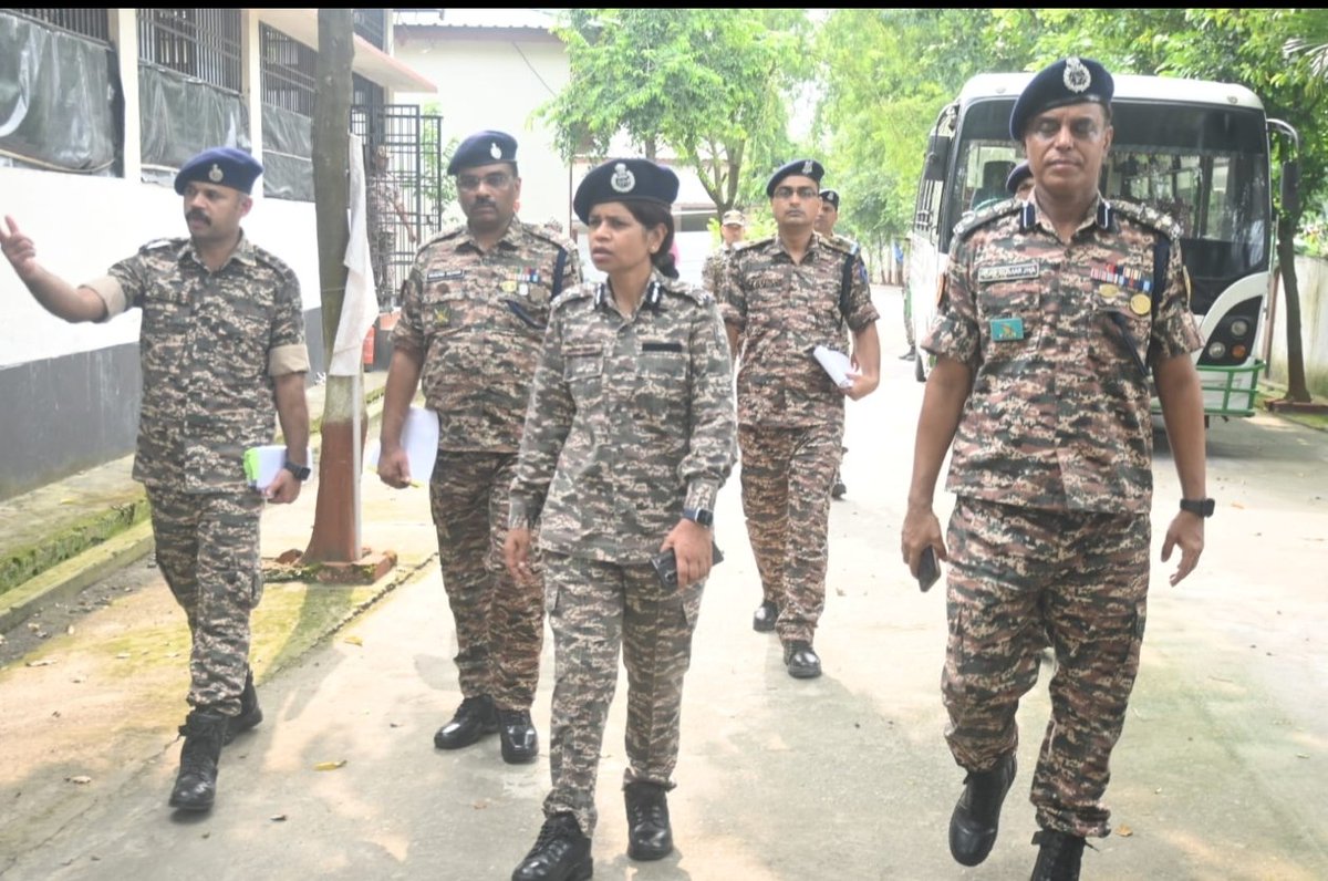 175_bn's tweet photo. Ms.Kavita Jalan,IPS, IG, NES, conducted the Biennial Inspection of @175 BN,#CRPF on 18–19 June 2026. She reviewed operational preparedness, administration,  welfare measures and appreciated the dedication of the personnel.
@NesHqr 
@crpfindia 
@northeast_zone https://t.co/WaJ9IYT1ZU