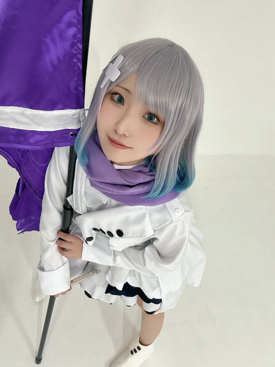ruhu0801's tweet photo. すーちゃんでした👾💤
衣装も旗も手作りなの凄すぎた！

私の衣装はあおちゃんを始めとしたメンバーのみんなが作ってくれた😭ほんとにありがとう！すごいので写真見て
カメラマンさんアシスタントさん皆さん本当にお疲れ様&amp;ありがとうございました！

#MIYATUTA0621ぶいすぽ併せ https://t.co/MP6cAT0zOP