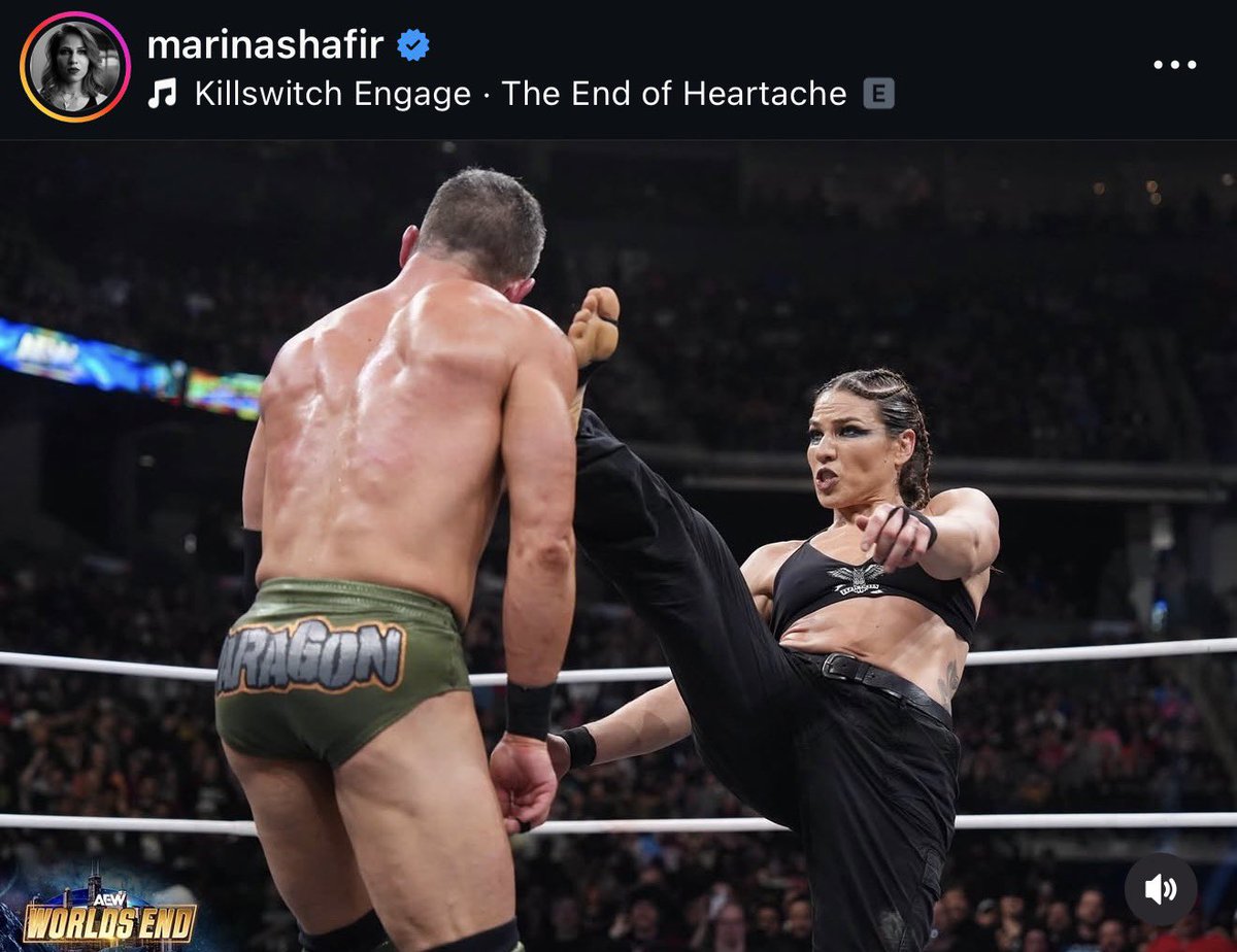 WrestlePurists's tweet photo. Marina Shafir’s Father’s Day post for Roderick Strong 💀❤️

(IG) https://t.co/s0zKFU5cYc