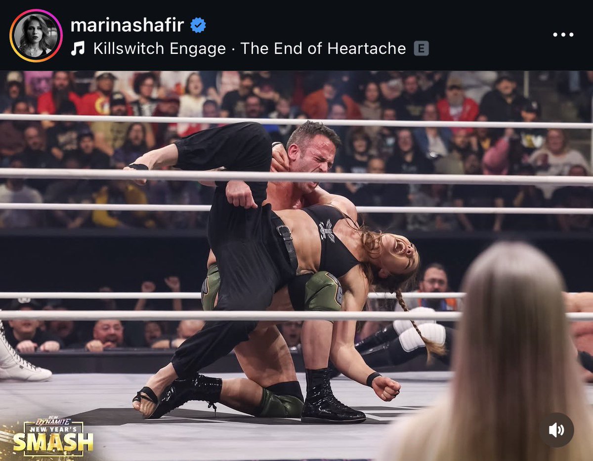 WrestlePurists's tweet photo. Marina Shafir’s Father’s Day post for Roderick Strong 💀❤️

(IG) https://t.co/s0zKFU5cYc