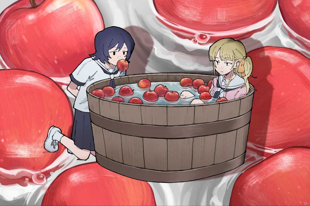 remimiarea's tweet photo. Apple Bobbing https://t.co/UlrtUoHOfL
