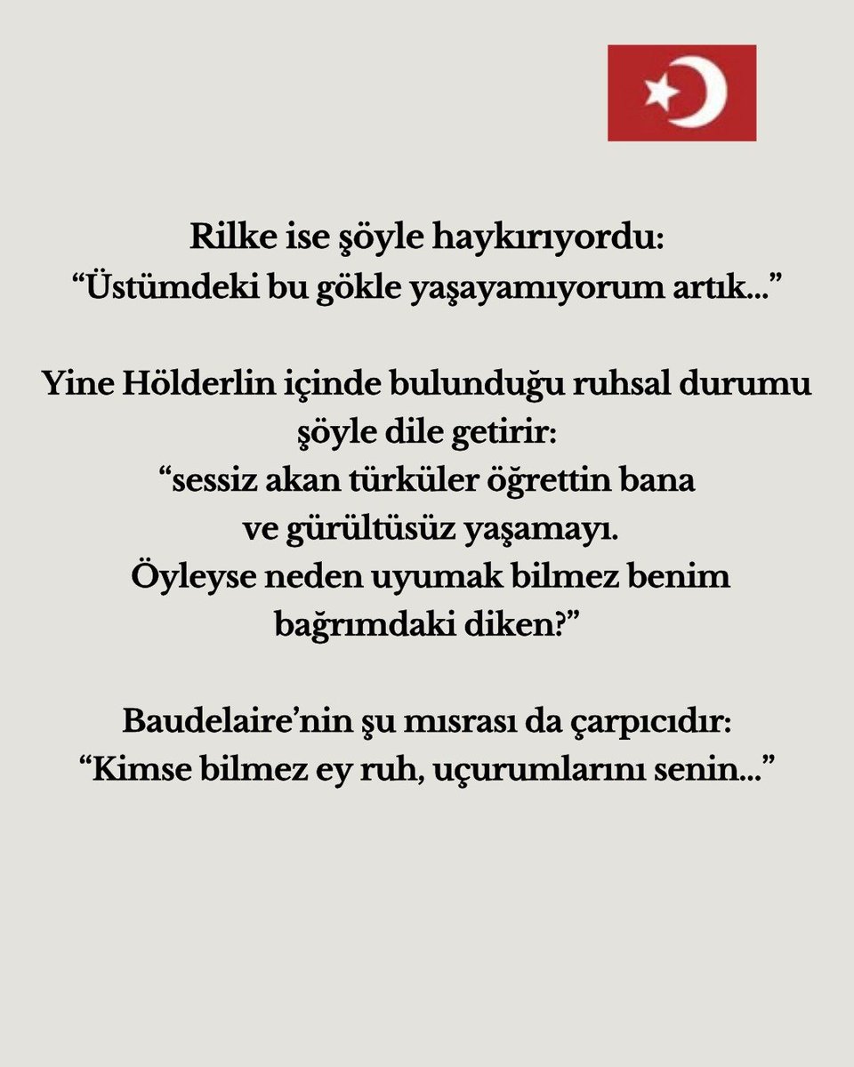 gamzede_111's tweet photo. Yaralı Adam: Şair
Yunus Emre, Hafız, Nietzsche, Erdem Beyazıt
#şükrüerbaş #ismetözel #hölderlin #rilke #Baudelaire https://t.co/zuRoW3eh1k