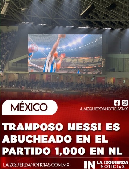 IzqNoticiasMx's tweet photo. NO  CREERÁS lo que le pasó a Messi en el Partido 1.000 del Mundial en  Monterrey. ¡Lo abuchearon por tramposo!  El Gigante de Acero no perdona.   #Mundial2026 #Monterrey" https://t.co/bvUitNGuN1