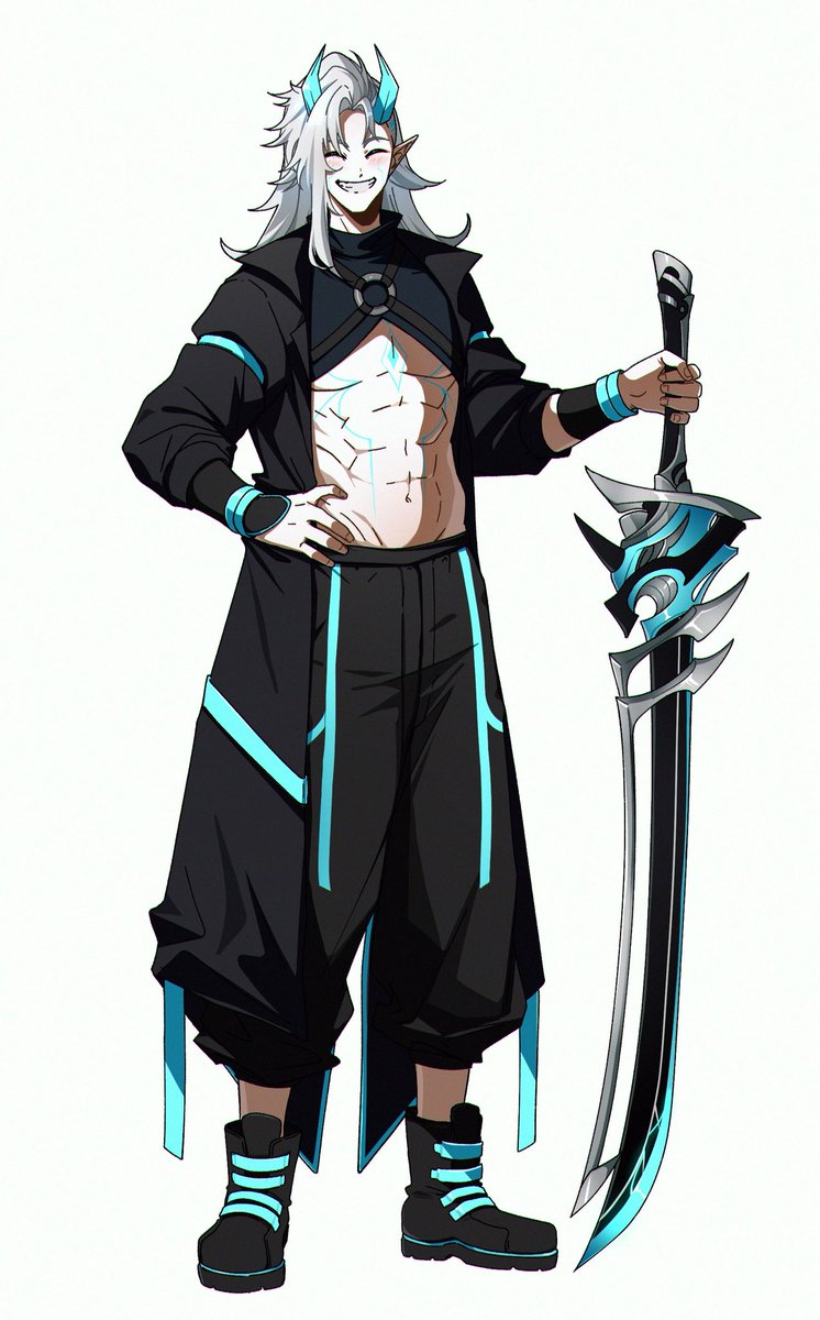 theycallmenines's tweet photo. NEW ART LOOK AT ME WITH MY BIG SWORD!!! SO COOL!!!

Artist: @Inkspirate_art https://t.co/68BW1wSSY1