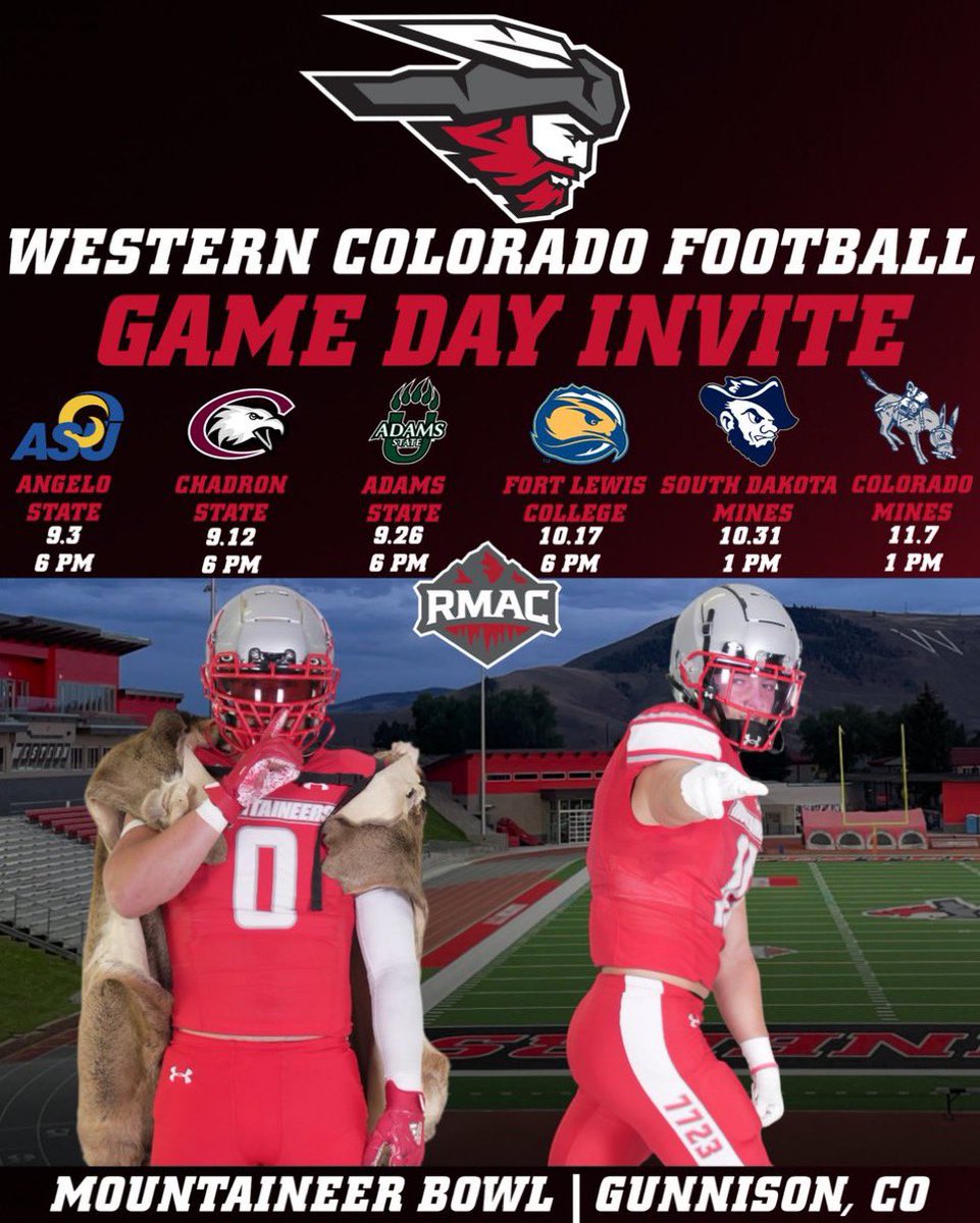 RoosterG_33's tweet photo. Blessed to receive a Game Day Invite from Western Colorado University! Thank you to the coaching staff for the opportunity. @MountaineerFB @tauer34 @WOWKCfootball @mwfbrecruiting https://t.co/q23MZfEIMq