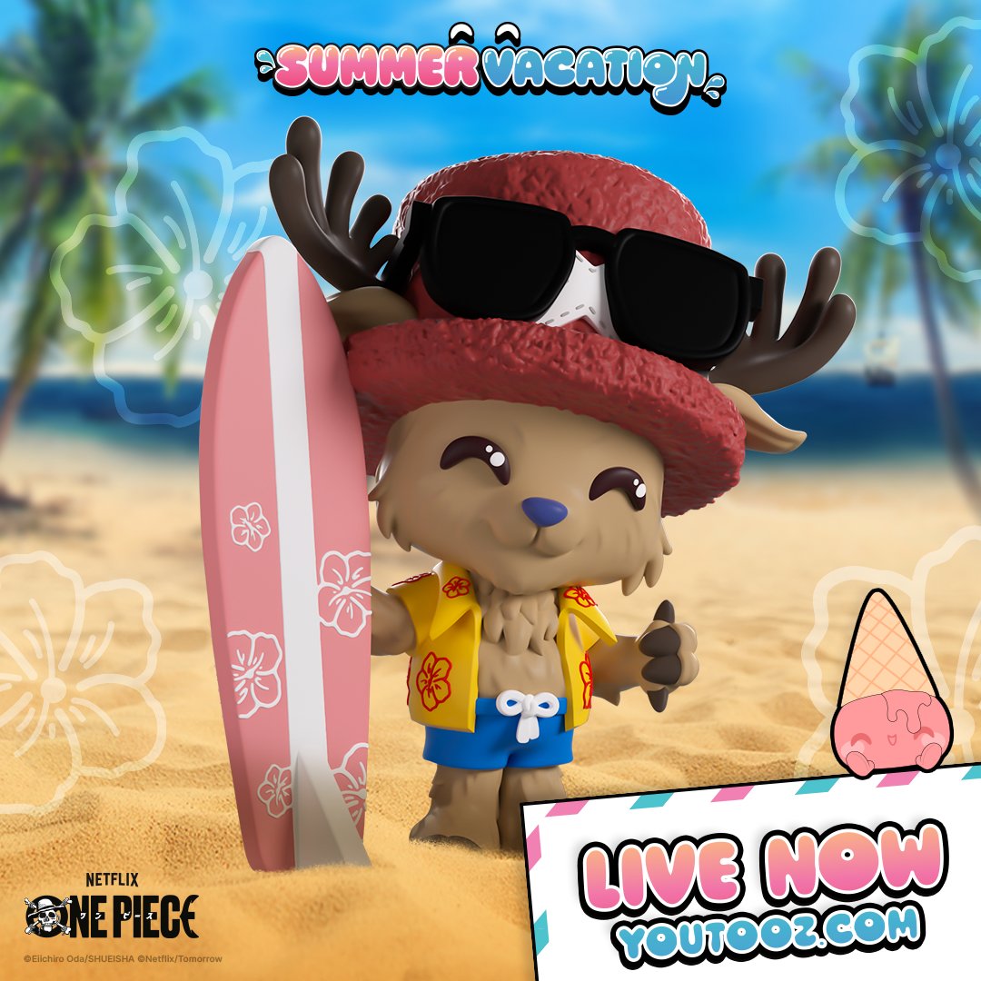 youtooz's tweet photo. our summer collection is officially here 🌞

every day during the event, ten random orders will receive a free exclusive summer pin 😯 https://t.co/AVoTflcC4g