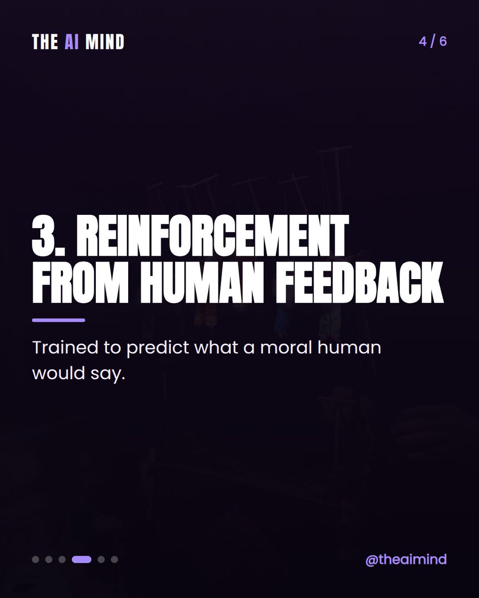 anj_global_AI's tweet photo. AI doesn't have a conscience. It has constitutional self-prompting, simulated reasoning, and RLHF. The illusion is just that good. #ai #ethics https://t.co/WjJvhhDi7V