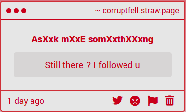 corruptfell's tweet photo. No.

(In all seriousness, thank you for the follow, I've just been trying to figure out what to post) https://t.co/HVvyqWFW1X