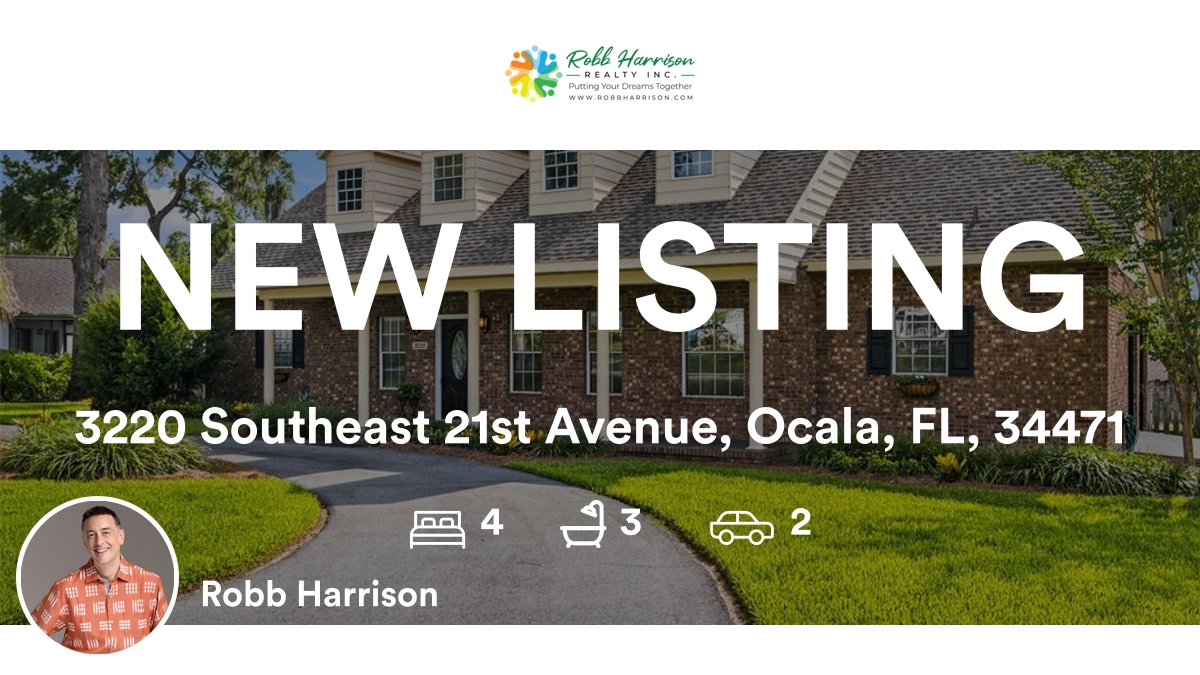 DoubleBRobb's tweet photo. 🛌 4 🛀 3 🚘 2
📍 3220 Southeast 21st Avenue, Ocala, FL, 34471

Our agent’s latest listing on RateMyAgent
FL Broker BK3380769
https://t.co/jUud01mesE

...
#ratemyagent #realestate #Robb_Harrison_Realty_Inc https://t.co/7Rr2hErM9G