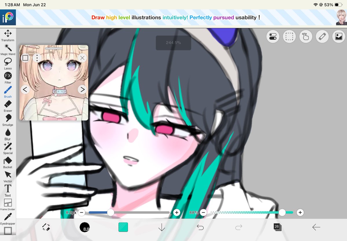 Chisukucake's tweet photo. Tebak orang
#vtuber #wip https://t.co/EEUmYxcjQ9