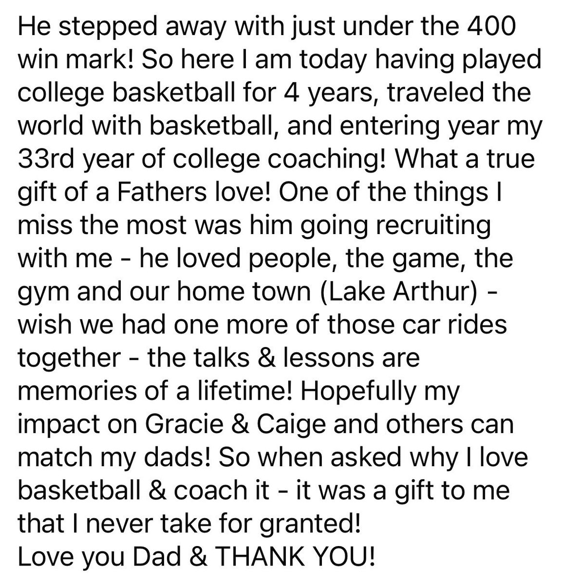CoachCajunMoore's tweet photo. Miss him - but blessed for time I had with him! https://t.co/xCsTB6L0Y9
