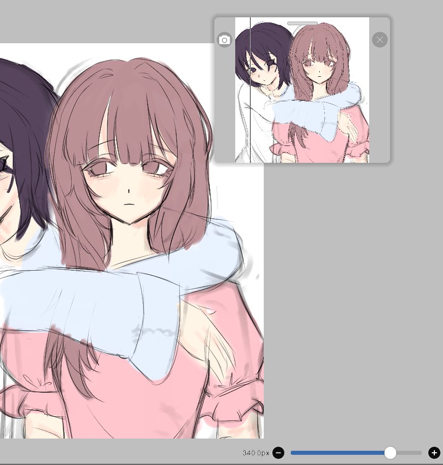 naoimitake's tweet photo. bff drawing kurunaoi for me 👀 https://t.co/OWKsOKnA6r