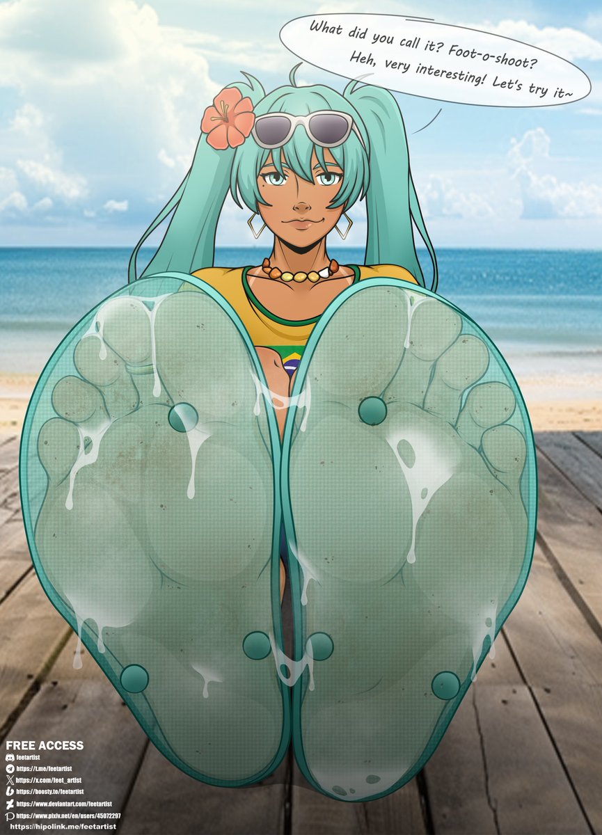 feet_artist's tweet photo. And now with some kym 👀
#feet #soles #toes #barefoot #footfetish #dirty #sweatyfeet #cum #cumshot #cumonfeet #nsfw #fanart #vocaloid #vocaloidfanart #hatsunemiku #MikuHatsune #brazilianmiku https://t.co/R1BfdmJ7rA