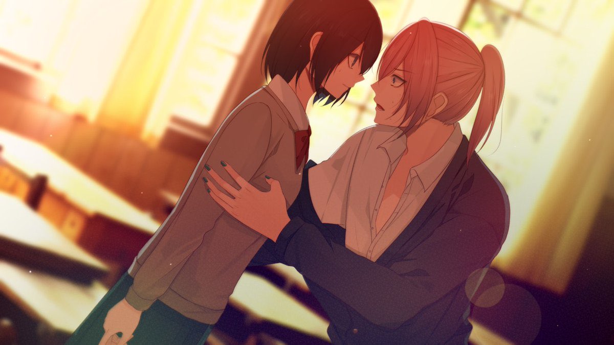 otomeaddicted's tweet photo. I’m currently playing “闇ゆく君に花束を～Bouquet for you in the dark～” by @simosirosiro 

This is an otome game where a girl runs a school SNS account with three boys and their affection can spiral into an obsessive love! 🖤

Who would love to see it translated in English? 👀 https://t.co/QcuVvUnpLM