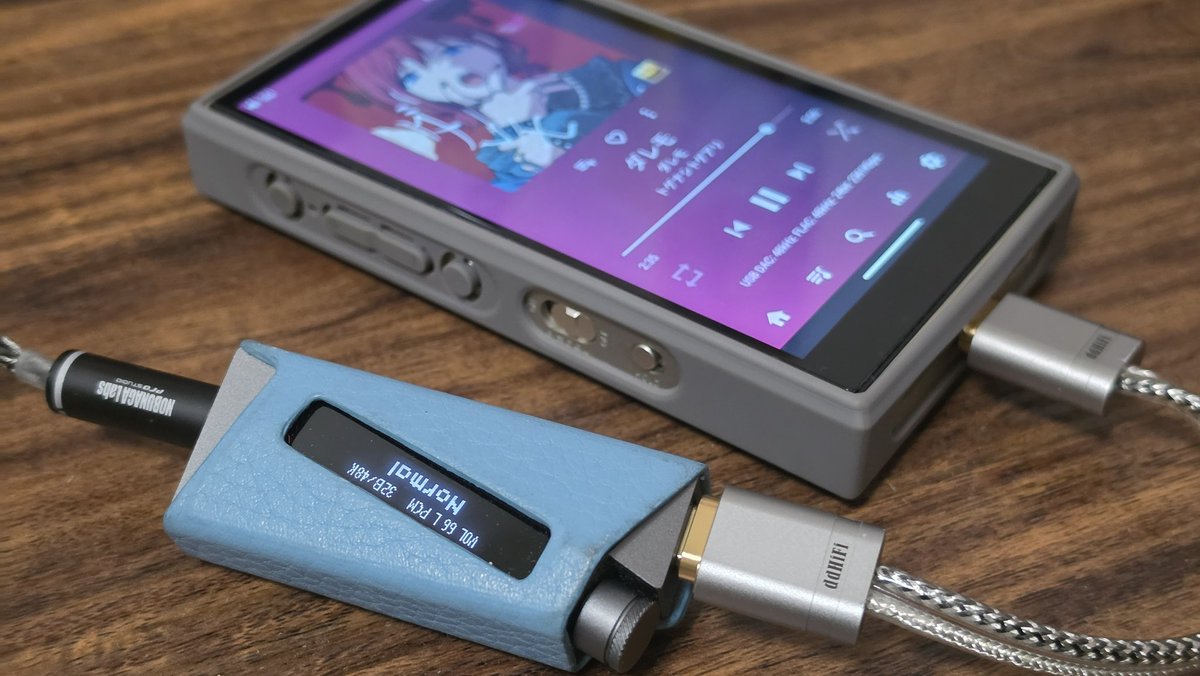 yukiiro's tweet photo. FIIO M21買った。直刺しでも十分に聴ける音質だと思う。比較するとW4かましたほうが音はいいけどね。Androidベースのプレイヤー込みのDAPのほうがコストはかかるのに、その倍くらいの値段のDACなんだからそりゃそうだよね https://t.co/K7U1LezM8f