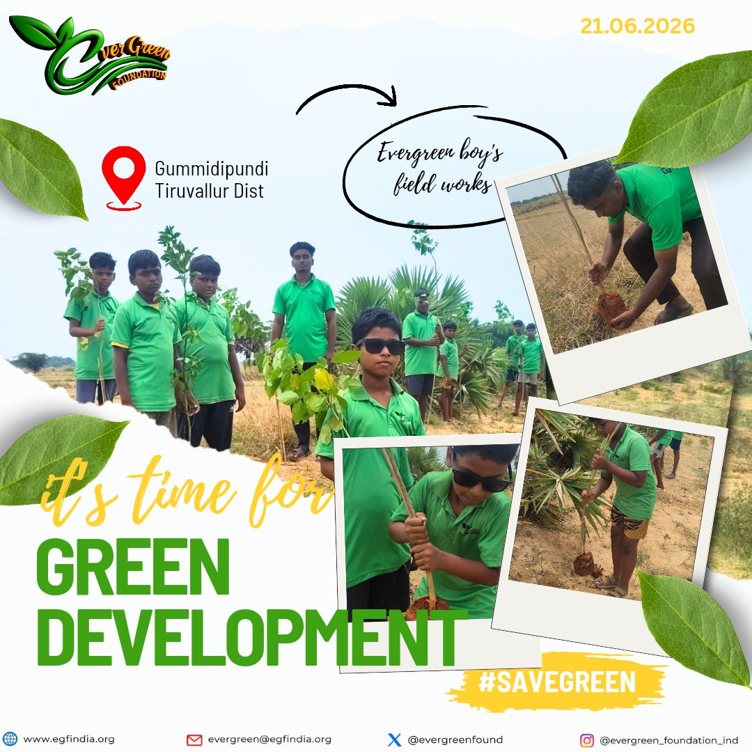 EvergreenFound's tweet photo. It’s time for green development 🌿
Nature and progress must go hand in hand 💚

#GreenDevelopment
#SaveNature
#EcoFuture
#SustainableGrowth
#GoGreen https://t.co/BAWiZMu5nk