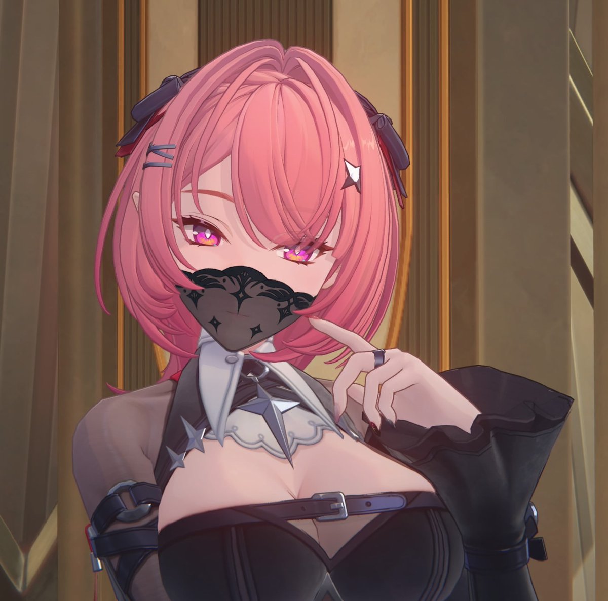 Sunnachan69's tweet photo. @Joesmamash @dailygnsnelysia Única coisa que elas tem de igual e a corde cabelo e sem conta que tem um padrão na nas elysia e na cyrene que é o cabelo grande e uma mecha branca. Não achei uma imagem da ramiel na roupa branca. A até a cor do olho e diferente ramiel tem um olho rosa vibrante https://t.co/pb7FvrGTPY
