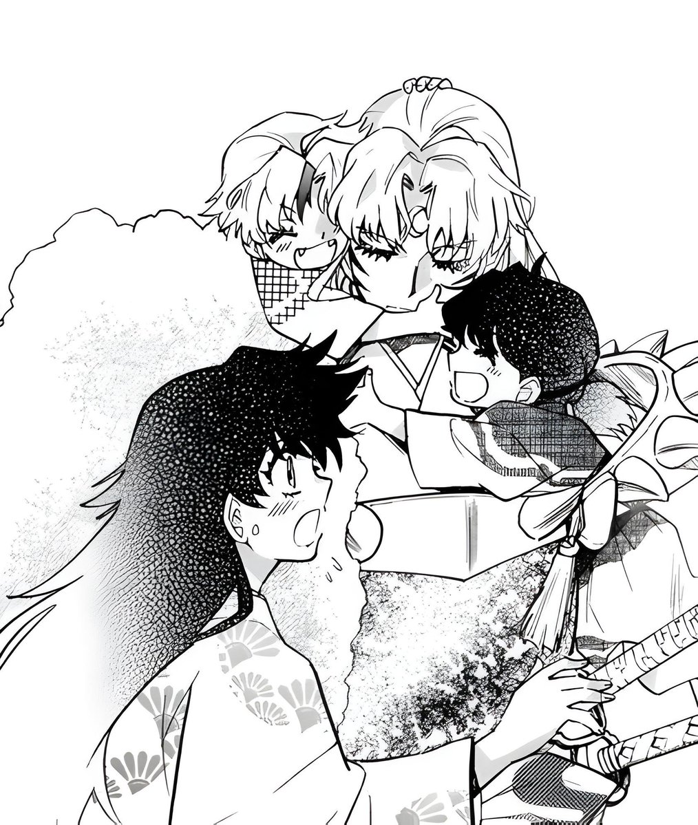 missallazz's tweet photo. Happy Father's Day, papa Sesshomaru! 
Your girls love you and are proud to be your daughters 💜🌙
#FathersDay https://t.co/krLpvbNZPw