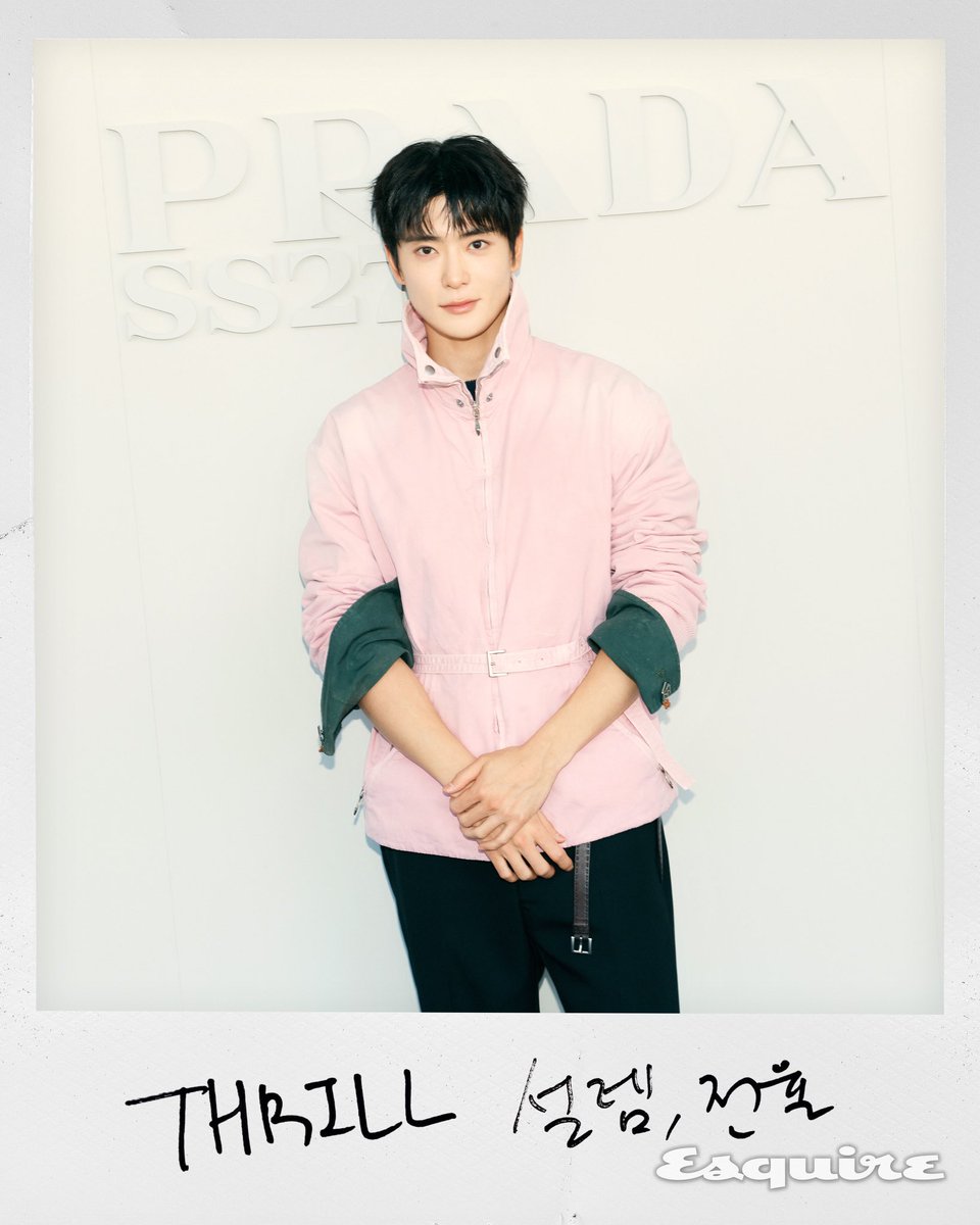 jaehyunpetals's tweet photo. esquire.korea Instagram post update with #JAEHYUN 

JAEHYUN EMBODIES PRADA
 #PradaSS27 #PradaSS27xJaehyun @Prada 

https://t.co/7415Q5W5LS https://t.co/QBr8DCOm40
