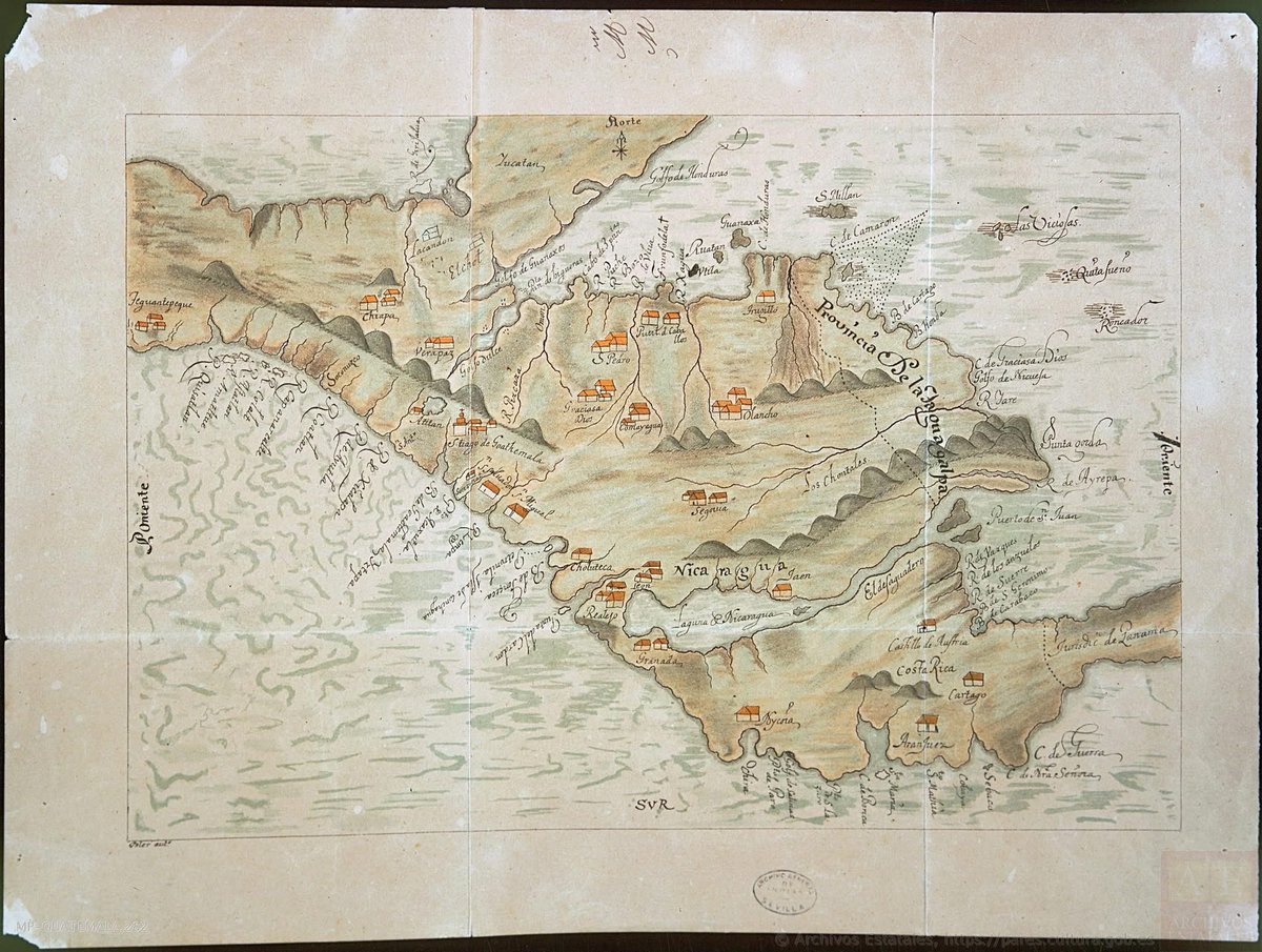 Mosquitians's tweet photo. Political Map of Mosquitia in 1690. The Kingdom of Mosquitia is the first country in Central America with a recognised international border. #Mosquitia https://t.co/sdxXZiVUke