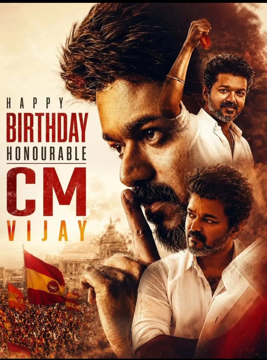 VpmRajan's tweet photo. Happy birthday CM anna @TVKVijayHQ 🥹🤌🏻🫂🫂❤️

First birthday as HONARABLE CHIEF MINISTER OF TAMIL NADU @CMOTamilnadu ❤️‍🔥❤️‍🔥❤️‍🔥🫂
#Happybirthdaycmvijay https://t.co/0dCJiih6IN
