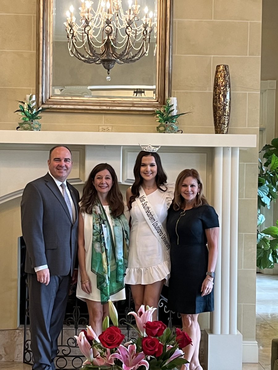 SLUPrez's tweet photo. Congratulations @oursoutheastern Shelby Bordelon on winning the title of Miss Louisiana!! Hammond America is ROARING for you!! You will represent our university and Louisiana well at the Miss America contest!! Lion Up!! #Lion4Life 💚💛 https://t.co/FjIR3e2wQt