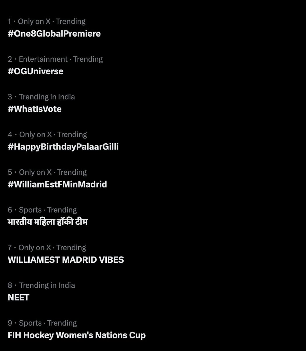 kalaavidanaanu's tweet photo. The TREND you will never forget, we are trending on a global level within a couple of minutes. 

#Palaar #GilliNata 🤙🔥❤️‍🔥

#HappyBirthdayPalaarGilli https://t.co/JNOjCwd0MG