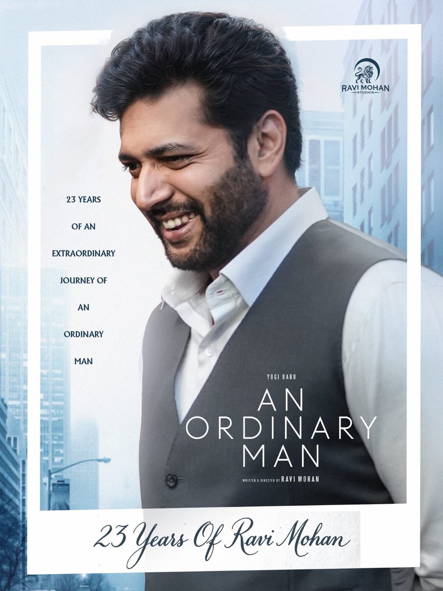 Vignesh67167445's tweet photo. 23 Years of #RaviMohan ✌🏼
From memorable performances to exciting new beginnings, the journey continues stronger than ever.
🔥 #KaratheyBabu
🤝 Bro Code – New Title Loading ⏳
🎬 An #OrdinaryMan – Directorial Debut
🚗 #Benz
✨ And more exciting updates on the way... ⏳ https://t.co/msbqDkjN93