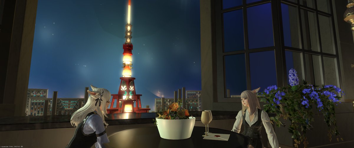 Nicolu_zero's tweet photo. 噂のタワー🗼🌙
#FF14  #HousingNoah https://t.co/a5xe8GsbRT