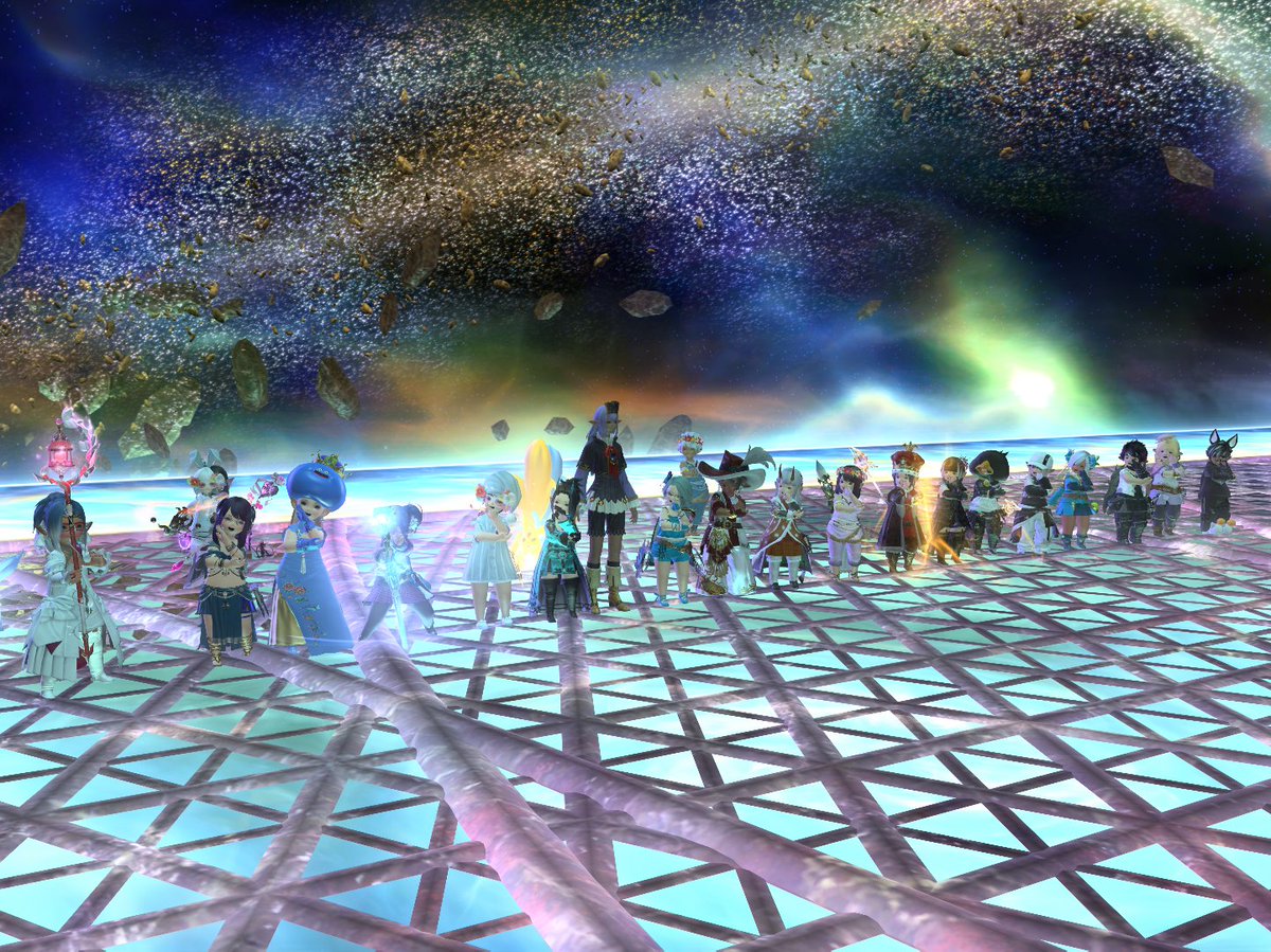 The_Battlebunny's tweet photo. World Lalafell Day Windhurst run #ffxiv #ff14 #lalafell #worldlaladay https://t.co/zenTp2bsSz