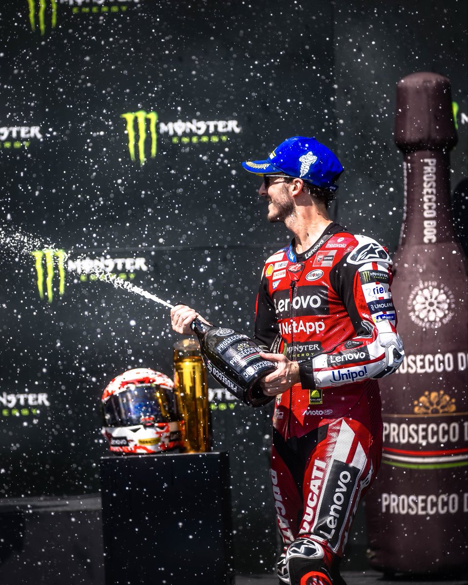 PeccoBagnaia's tweet photo. #CzechGP 🇨🇿 

Race: P3 

Turns out I really missed being at the front. 
Good P3 today. Step by step, we’re getting there. 
Thanks, Brno. That was fun ❤️‍🔥#GoFree https://t.co/NhqB6vLnNX