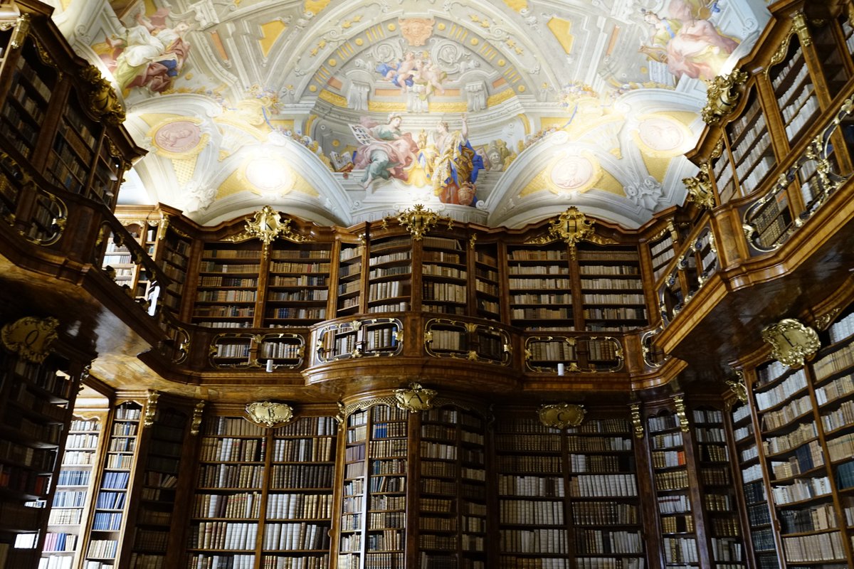 fullmalion's tweet photo. みんなもヨーロッパの図書館を見に行こう

左上🇦🇹ザンクト・フロリアン修道院図書館
右上🇦🇹オーストリア国立図書館
左下🇭🇺パンノンハルマの大修道院
左下🇦🇹アドモント修道院図書館 https://t.co/KpCTtuXlhQ