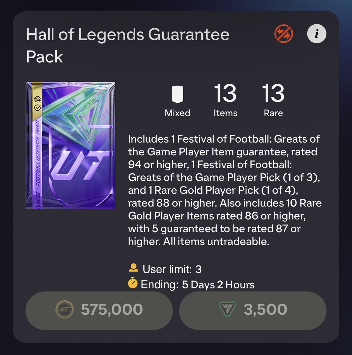 FC26News_'s tweet photo. 🚨 FREE 575k PTG Pack Giveaway 🔥

• ✅ Like &amp; RT
• ✅ Follow me &amp; 
@SuperCoinsy 
• 👇 Comment your console 

Winner picked very soon ⌛️ #fc26 https://t.co/IEwPdNH2tT