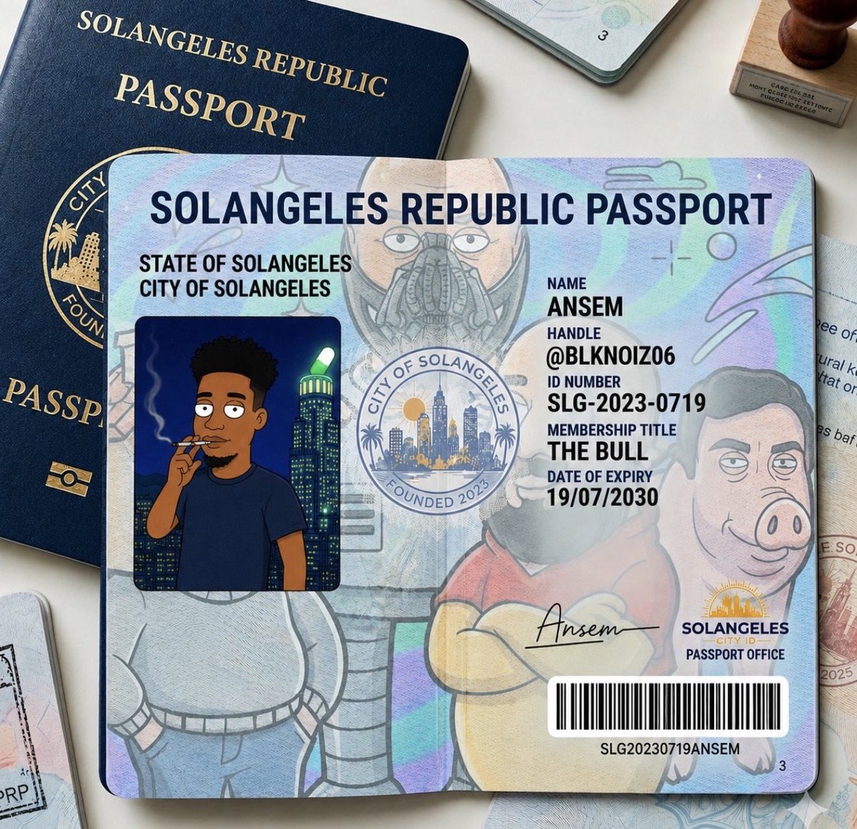 cryarttrades's tweet photo. His passport is ready @blknoiz06 https://t.co/2Xjpd32D55