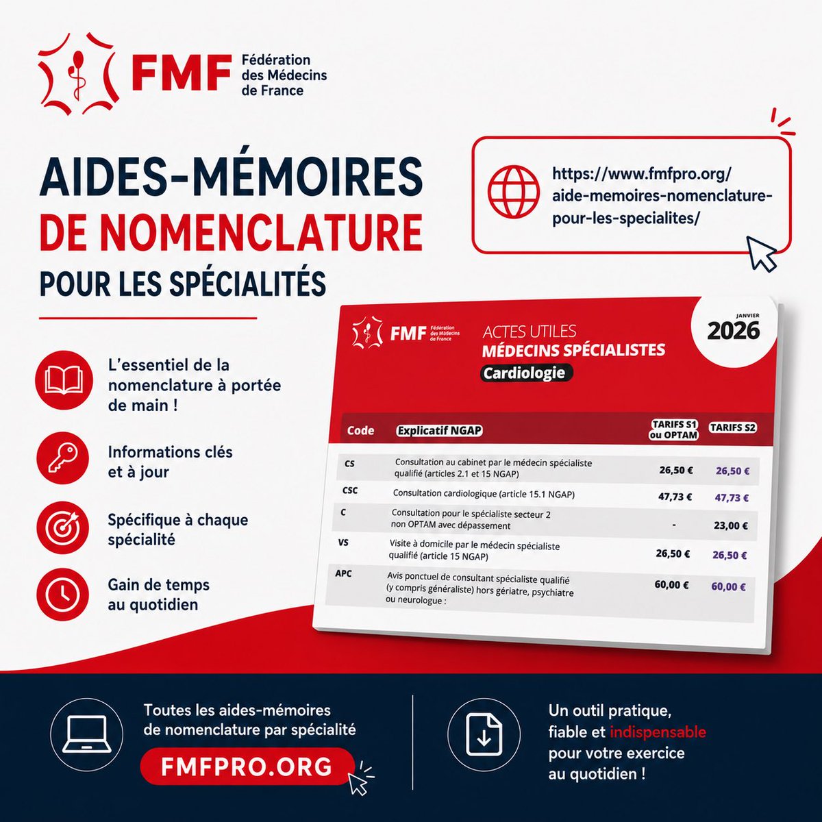 FMFofficiel's tweet photo. Les spécialités cliniques AUSSI ont leurs aide-mémoires de nomenclature en consultation maintenant avec @FMFofficiel ! Merci à @RichardTalbot9 d’avoir réalisé ce travail pour nos adhérents de @FMFSpecialistes. 

https://t.co/2bTK3gJNMl https://t.co/x5DPhvXhBB