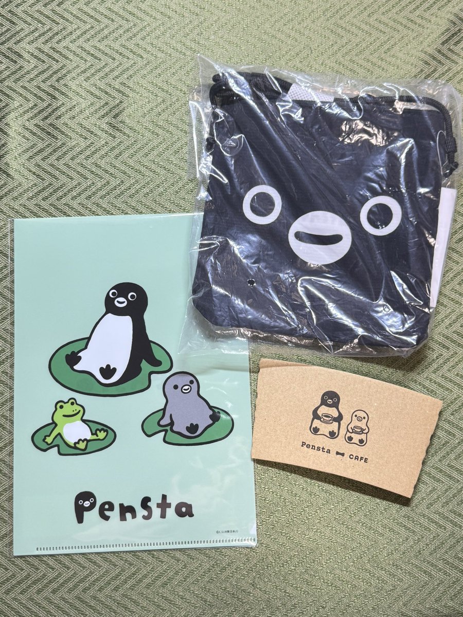 rinarina17854's tweet photo. サコッシュとファイルを買いました🐧
#pensta
#Suicaのペンギン https://t.co/bUOHUZuWKF